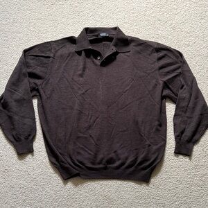 Toscano wool collared sweater
